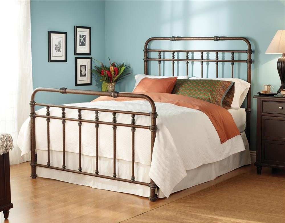King iron best sale bed headboard